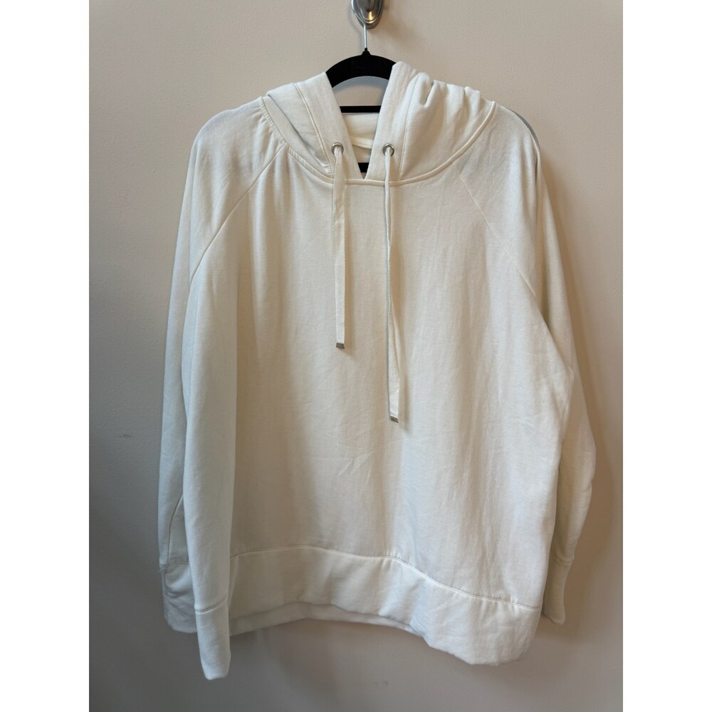 Ivory Drawstring Hoodie Size 3X